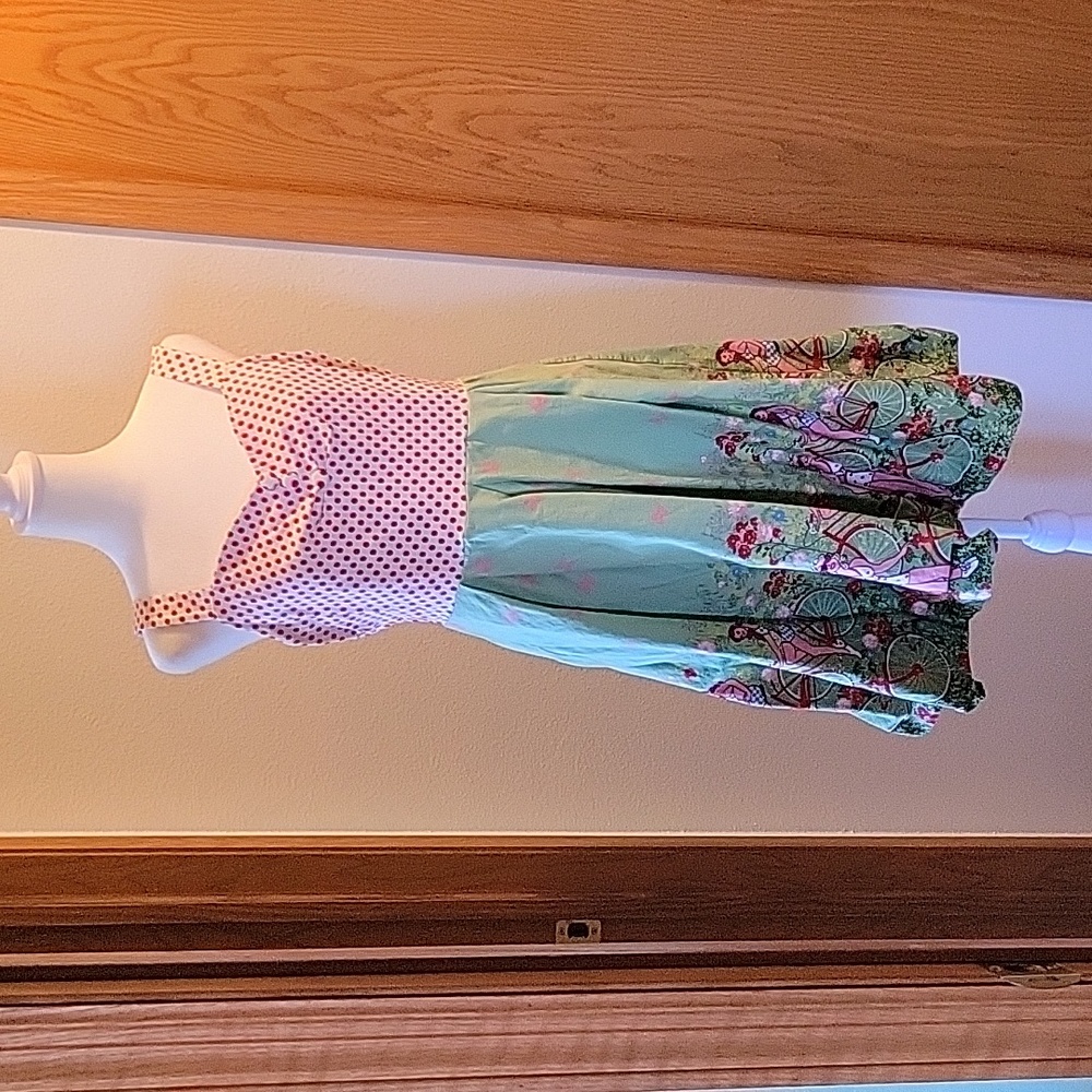 1950s style Dress worn once SZ XXL on label but fits more like a medium.